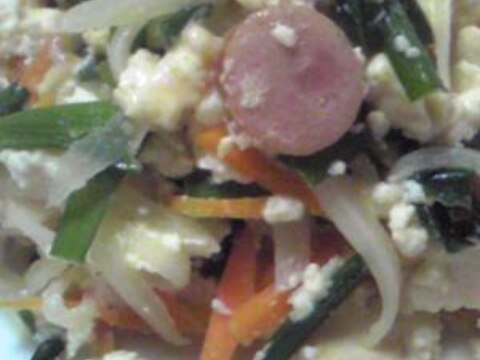 野菜と豆腐のチャンプルー